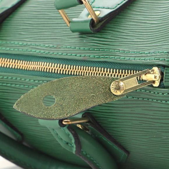 Louis Vuitton Speedy Handbag Epi Leather 25 Green - Picture 9 of 11